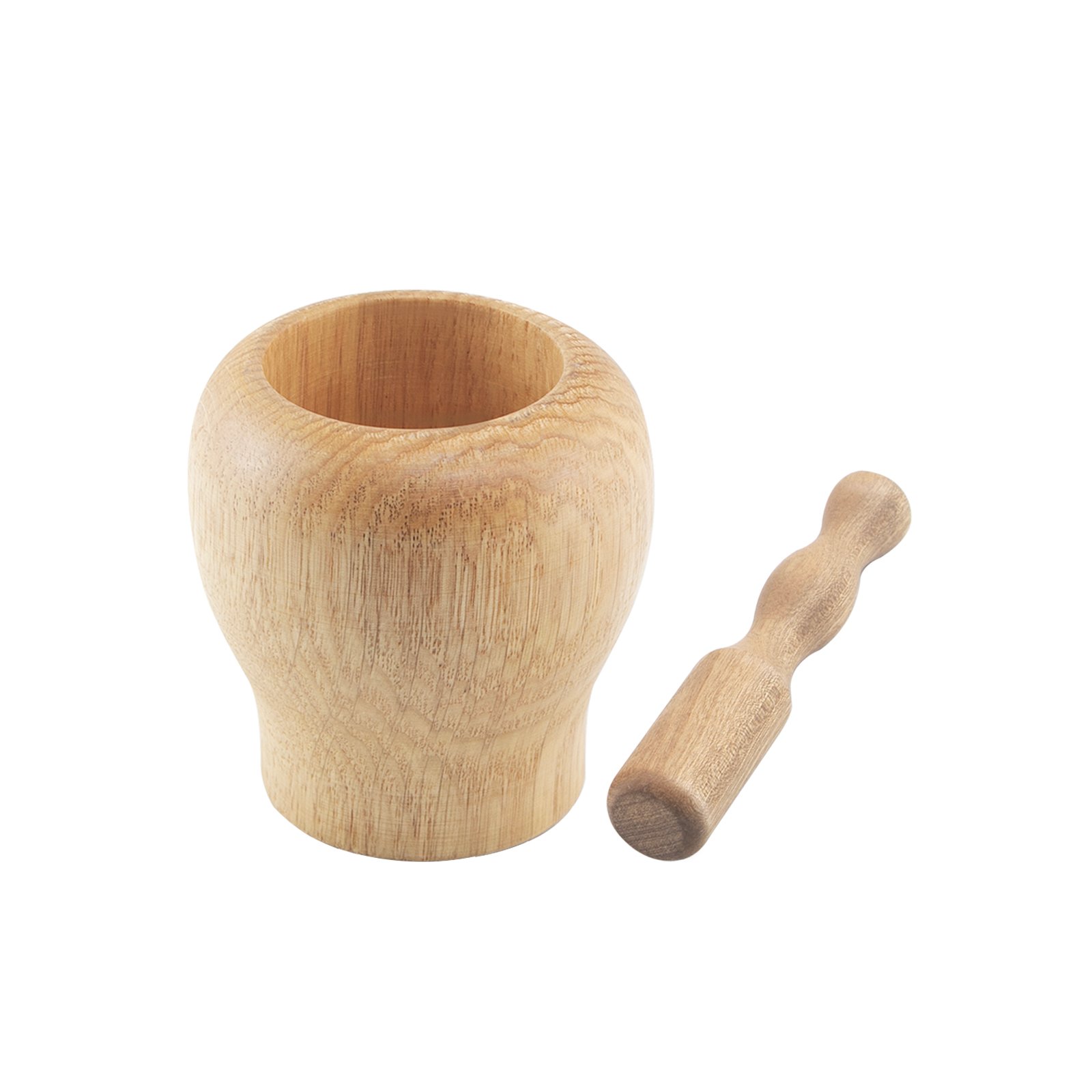 Wooden Mortar Set