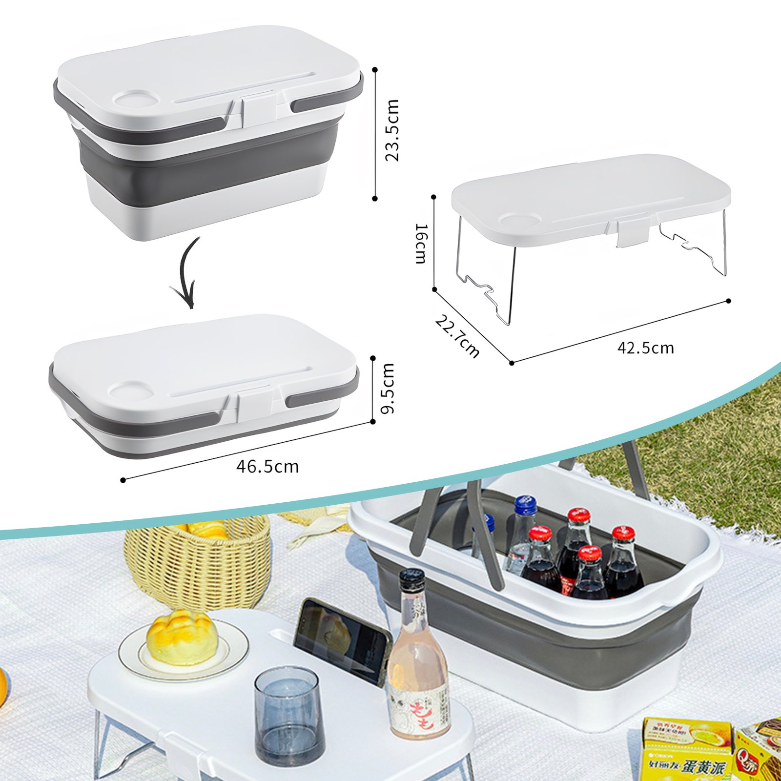 Camping Picnic Basket - Image 2