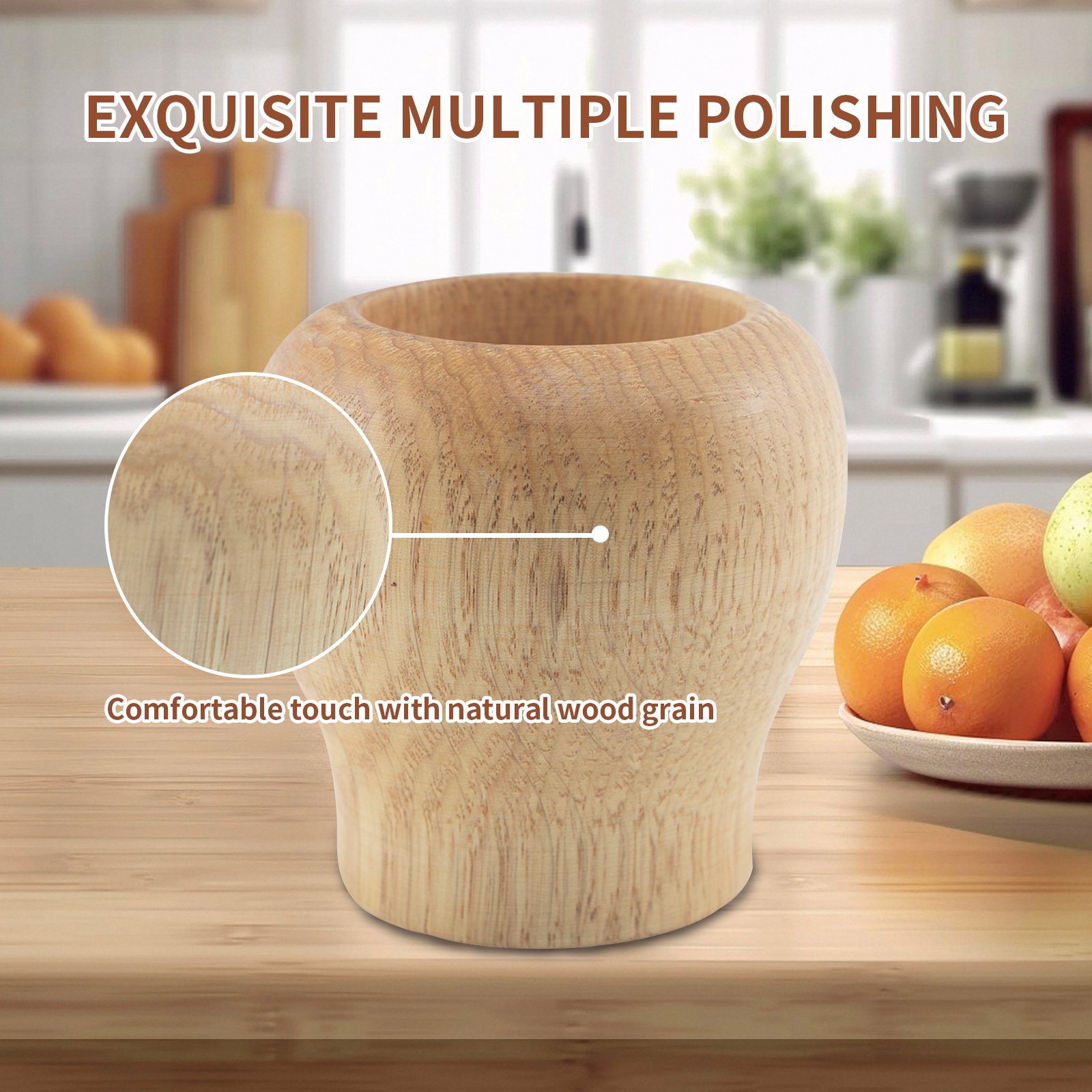 Wooden Mortar Set - Image 4