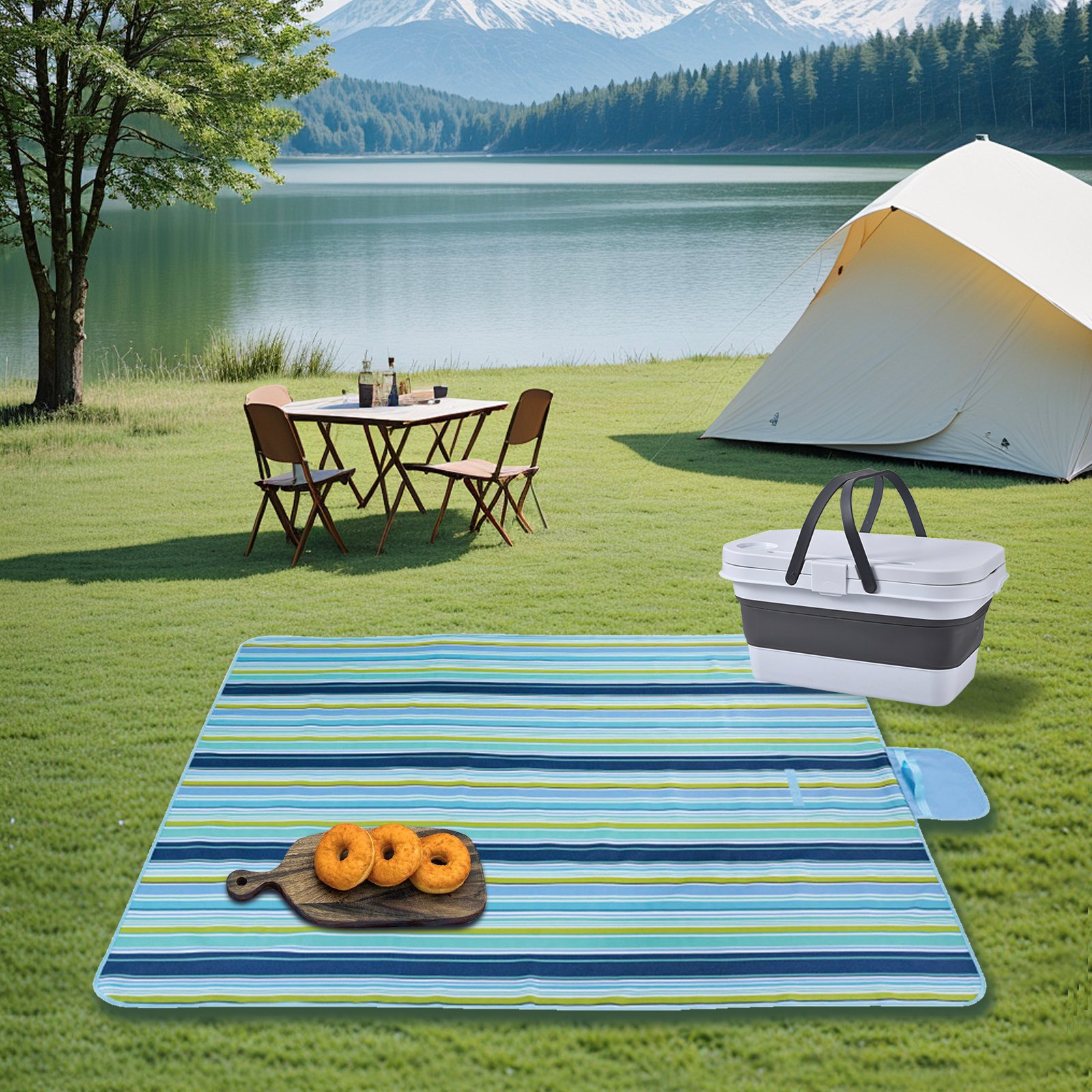 Camping Picnic Basket - Image 6